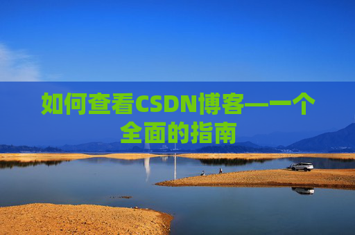 如何查看CSDN博客—一个全面的指南